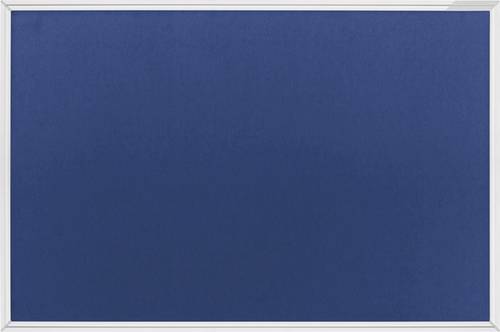 Magnetoplan 1490003 Pinnwand Königsblau, Grau Filz 600mm x 450mm von magnetoplan