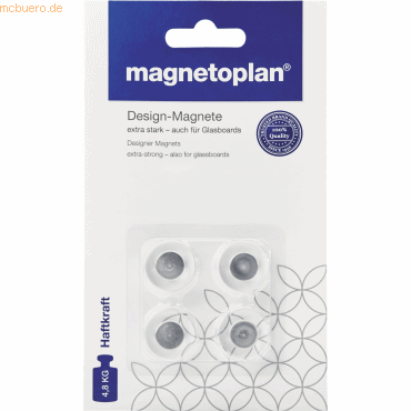 Magnetoplan Magnet Design 1681020 Glasboard 20mm Acryl 4 Stück Magnetoplan Magnet Design 1681020 Glasboard 20mm Acryl 4 Stück von magnetoplan