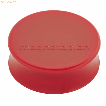 Magnetoplan Magnet Ergo Large 1665006 34mm rot 10 Stück von magnetoplan