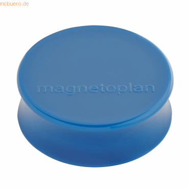 Magnetoplan Magnet Ergo Large 1665014 34mm dunkelblau 10 Stück von magnetoplan