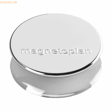 Magnetoplan Magnet Ergo Large 1665032 34mm silber 10 Stück von magnetoplan