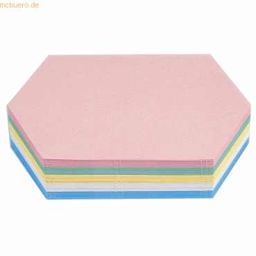 Magnetoplan Moderationskarte 111152410 KönigsWabe 297x165mm 500 Stück von magnetoplan