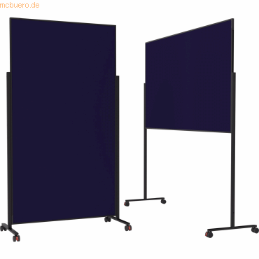 Magnetoplan Moderationstafel VarioPin 1181214 Filz schwarz/dunkelblau von magnetoplan