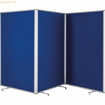 Magnetoplan Raumteiler 1112003 3-teilig Filz blau Magnetoplan Raumteiler 1112003 3-teilig Filz blau von magnetoplan