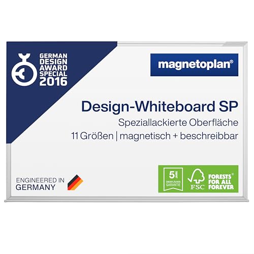 magnetoplan Design-Whiteboard SP | Magnettafel BxH 1200x900 mm | Stabile, speziallackierte Stahloberfläche | Perfekte Schreibfläche | Bürobedarf | Memoboard für Büro- und Konferenzräume | Homeoffice magnetoplan Design-Whiteboard SP | Magnettafel BxH 1200x900 mm | Stabile, speziallackierte Stahloberfläche | Perfekte Schreibfläche | Bürobedarf | Memoboard für Büro- und Konferenzräume | Homeoffice von magnetoplan
