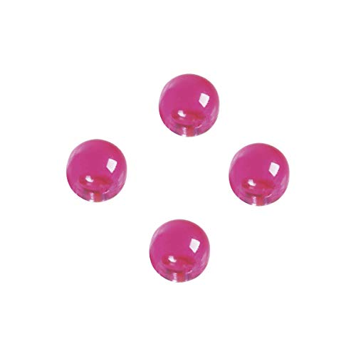 magnetoplan 1666018 Magnetkugeln, Durchmesser: 14 mm, rosa von magnetoplan