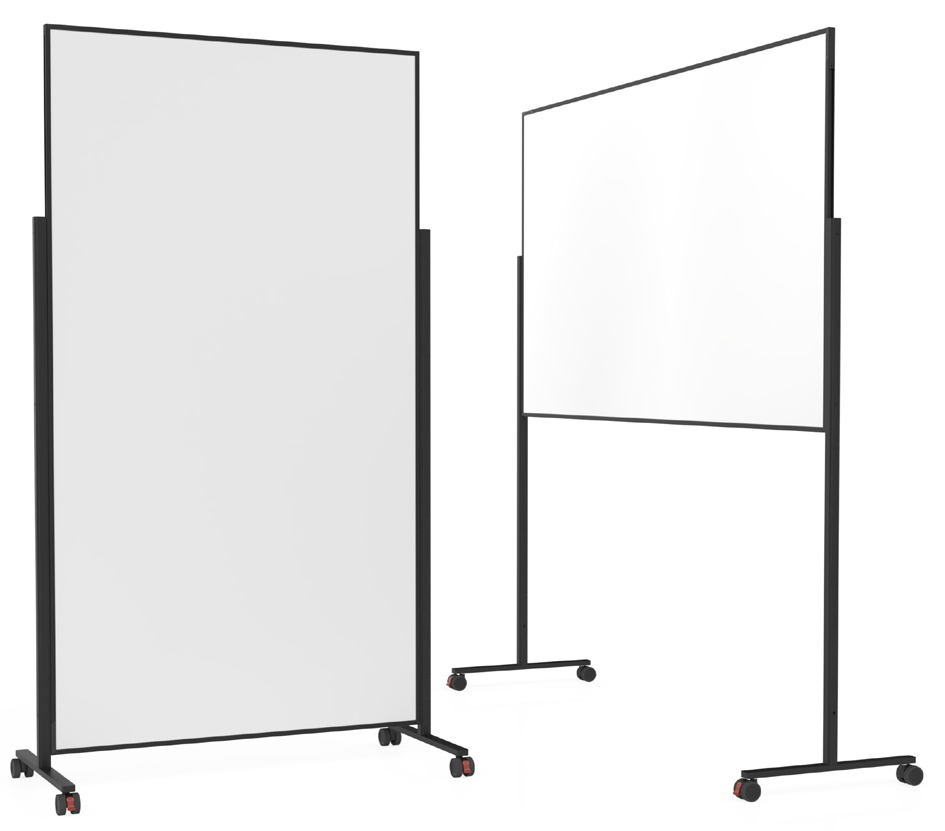 magnetoplan Design-Whiteboard Vario, Black Edition von magnetoplan