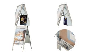 magnetoplan Ersatzfolie-Set für Plakatständer SP A1 von magnetoplan