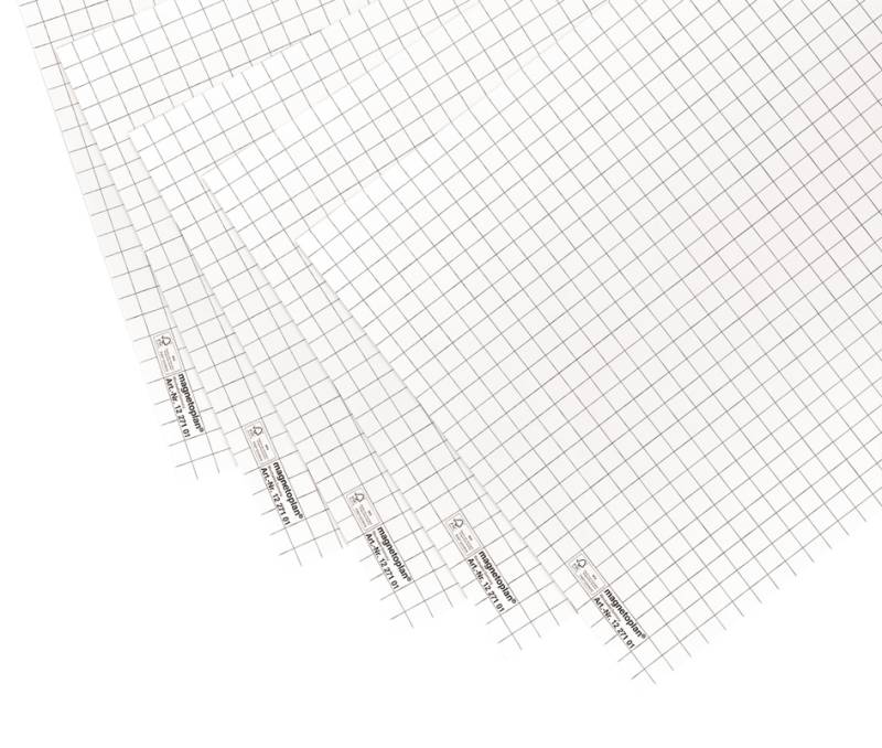magnetoplan Flipchart-Block, 650 x 930 mm, gerollt von magnetoplan