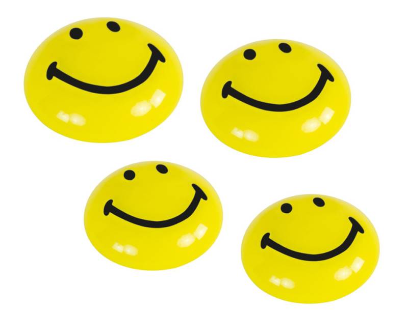 magnetoplan Haftmagnet , Smiley, , Durchmesser: 30 mm von magnetoplan