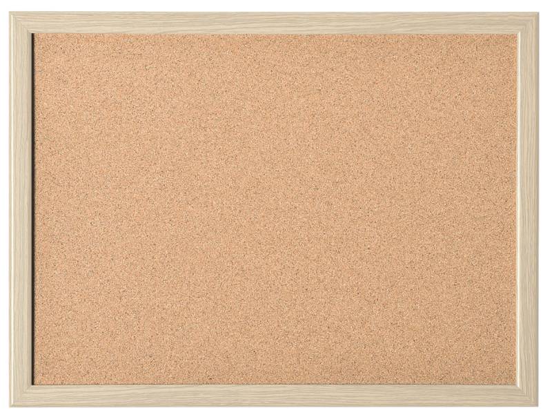 magnetoplan Korktafel mit Holzrahmen, (B)400 x (H)300 mm von magnetoplan