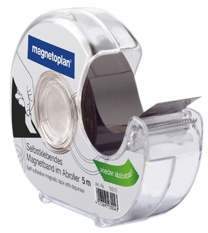 magnetoplan Magnetband im Spender, selbstklebend, schwarz magnetoplan Magnetband im Spender, selbstklebend, schwarz von magnetoplan