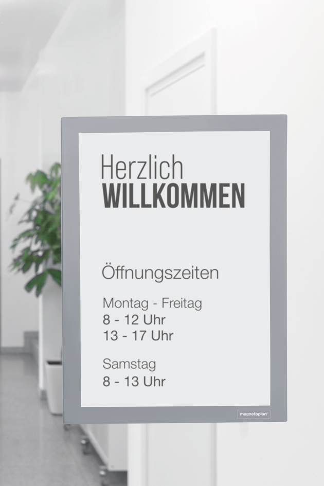 magnetoplan Magnetrahmen magnetofix, DIN A3, schwarz magnetoplan Magnetrahmen magnetofix, DIN A3, schwarz von magnetoplan