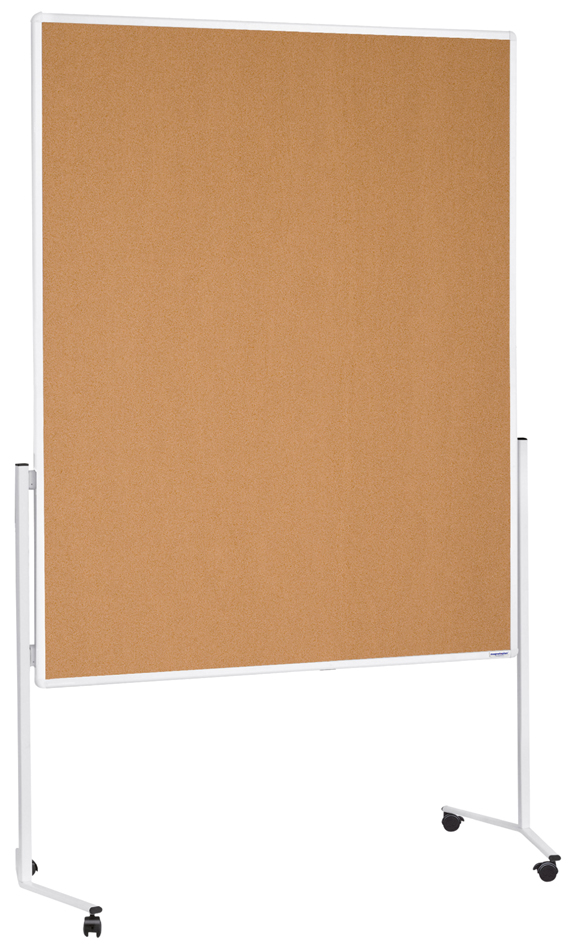 magnetoplan Moderationstafel, (B)1.200 x (H)1.500 mm, Kork von magnetoplan