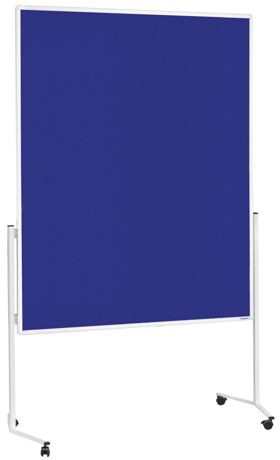 magnetoplan Moderationstafel, (B)1.200 x (H)1.500 mm, blau von magnetoplan