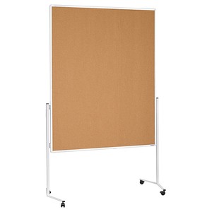 magnetoplan Moderationswand 120,0 x 150,0 cm braun von magnetoplan