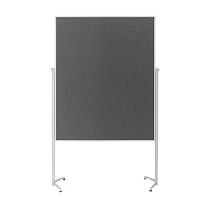 magnetoplan Moderationswand 120,0 x 150,0 cm dunkelgrau von magnetoplan