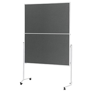 magnetoplan Moderationswand 120,0 x 150,0 cm dunkelgrau von magnetoplan