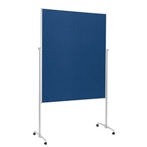 magnetoplan Moderationswand 120,0 x 150,0 cm marineblau von magnetoplan