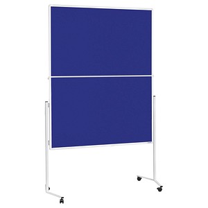 magnetoplan Moderationswand 120,0 x 150,0 cm marineblau von magnetoplan