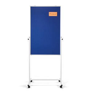 magnetoplan Moderationswand 3in1 Universal-Board 75,0 x 120,0 cm blau, weiß von magnetoplan