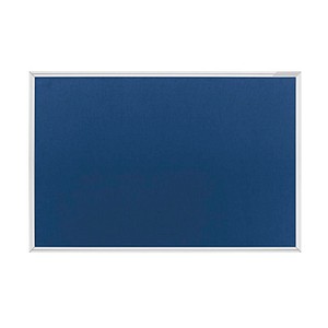 magnetoplan Pinnwand 120,0 x 90,0 cm Textil blau von magnetoplan