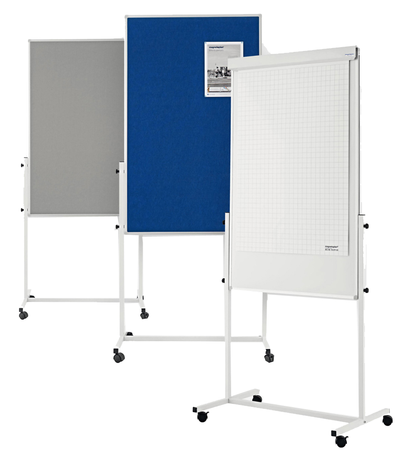 magnetoplan Universal Board, (B)750 x (H)1.200 mm, Filz grau von magnetoplan