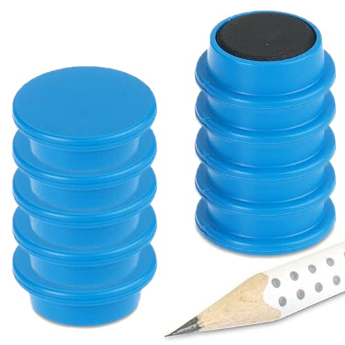 10x Pinnwandmagnete/Büromagnete (magnets4you) | Hellblau | Ø 20 x 7 mm | hält 400 g | Ferrit | für Whiteboard, Kühlschrank, Büro, Schule, Tafel von magnets4you