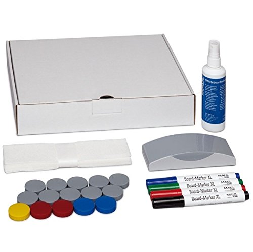 Whiteboard Zubehör-Set klein 26-teilig in Aufbewahrungsbox von magnets4you