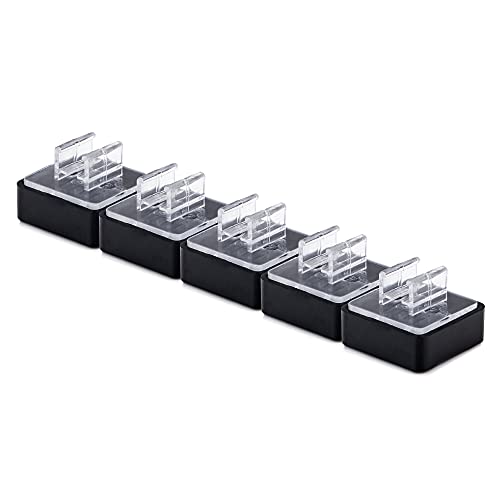 magnets4you - 5er PackMagnetische Halterung für Plakatrahmen vertikal | Farbe: Schwarz | perfekt für Präsentation von Werbung/Informationen im Verkaufsbereich oder auf Messen von magnets4you