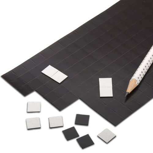 magnets4you - Magnetplättchen selbstklebend, quadratisch 400 Stück | 10x10mm | Magnet-Plättchen für DIY oder Büro & Schule von magnets4you