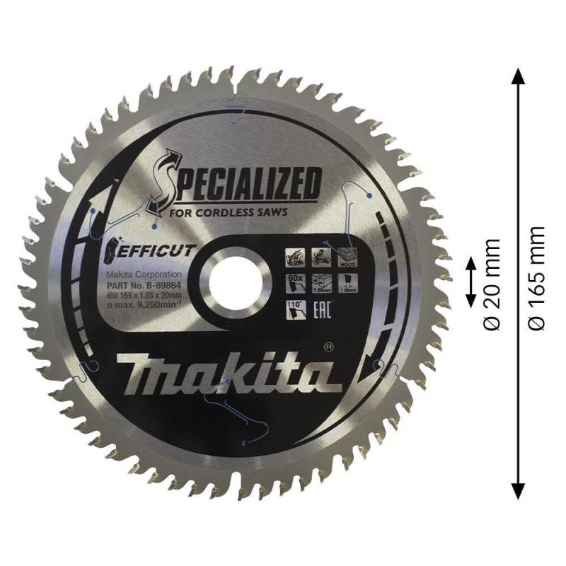 makita B-69864 EFFICUT Kreissägeblatt 1 St. von makita