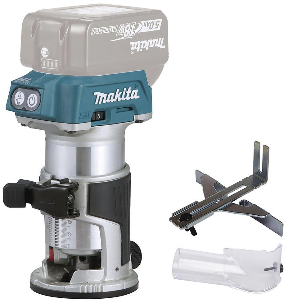 makita Akku-Oberfräse DRT50Z ohne Akku von makita