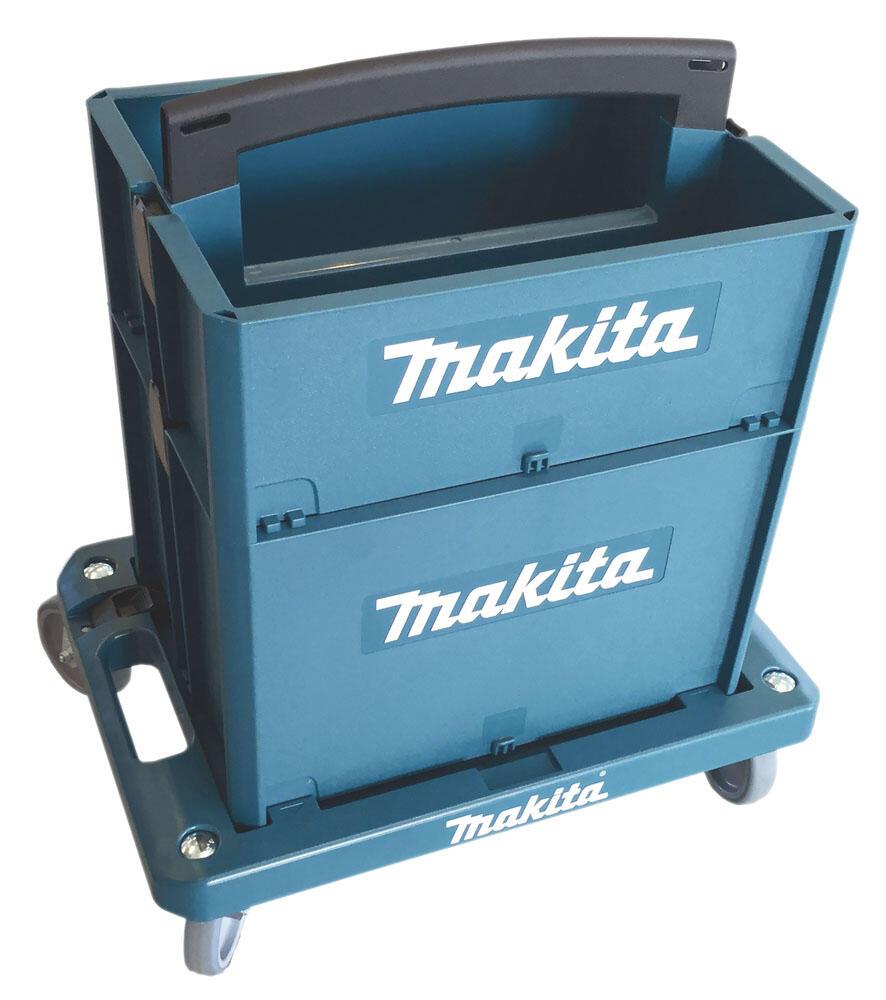 makita Transportroller MAKPAC 51,5 x 15,0 x 36,0 cm 100 kg blau von makita