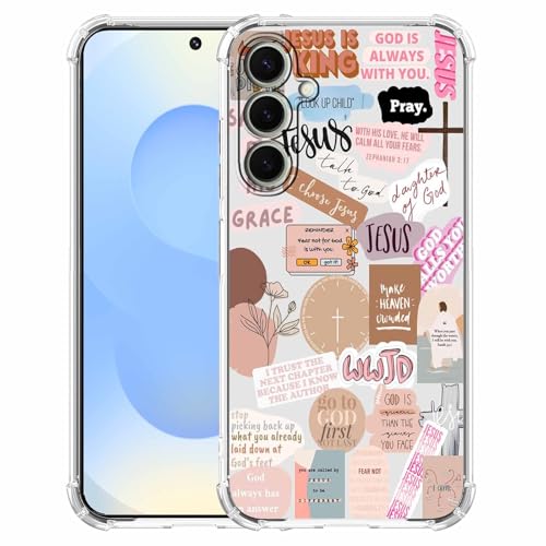 malegaon Christliche Schutzhülle für Samsung Galaxy S25, ästhetische Bibelvers-Zitate, Collage, trendige, weiche TPU-Schutzhülle für Galaxy S25 malegaon Christliche Schutzhülle für Samsung Galaxy S25, ästhetische Bibelvers-Zitate, Collage, trendige, weiche TPU-Schutzhülle für Galaxy S25 von malegaon