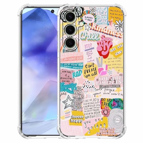 malegaon Indie Positive Quotes Beliebte Wörter Collage, trendige, weiche TPU-Schutzhülle für Samsung Galaxy A55 malegaon Indie Positive Quotes Beliebte Wörter Collage, trendige, weiche TPU-Schutzhülle für Samsung Galaxy A55 von malegaon