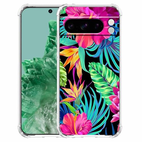 malegaon Schutzhülle für Google Pixel 8 Pro, Hibiskusblüte, ästhetisches tropisches Blumenmuster, trendig, weiches TPU, vollständige Schutzhülle malegaon Schutzhülle für Google Pixel 8 Pro, Hibiskusblüte, ästhetisches tropisches Blumenmuster, trendig, weiches TPU, vollständige Schutzhülle von malegaon