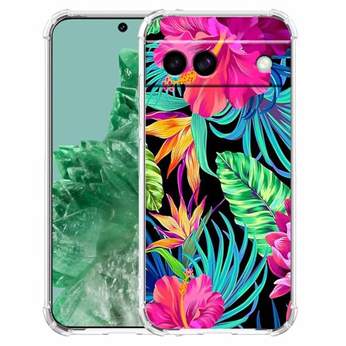 malegaon Schutzhülle für Google Pixel 8a, Hibiskusblume, ästhetisches tropisches Blumenmuster, trendig, weiches TPU, vollständige Schutzhülle malegaon Schutzhülle für Google Pixel 8a, Hibiskusblume, ästhetisches tropisches Blumenmuster, trendig, weiches TPU, vollständige Schutzhülle von malegaon