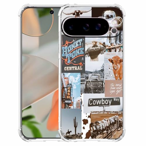 malegaon Schutzhülle für Google Pixel 9 Pro XL mit Cowboy-Cowgirl-Motiv, weiches TPU, Motiv: Westernlandschaft malegaon Schutzhülle für Google Pixel 9 Pro XL mit Cowboy-Cowgirl-Motiv, weiches TPU, Motiv: Westernlandschaft von malegaon