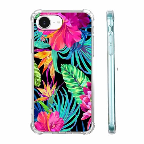 malegaon Schutzhülle für iPhone 16e, Hibiskusblumen, ästhetisches tropisches Blumenmuster, trendige, weiche TPU-Schutzhülle für iPhone 16e malegaon Schutzhülle für iPhone 16e, Hibiskusblumen, ästhetisches tropisches Blumenmuster, trendige, weiche TPU-Schutzhülle für iPhone 16e von malegaon