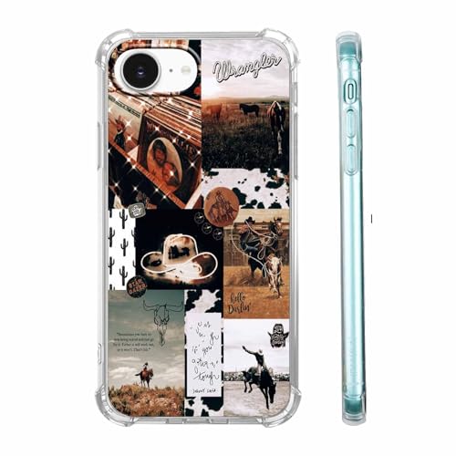 malegaon Schutzhülle für iPhone 16e, Vintage, Cowboy, ästhetische Wild-West-Lebens-Collage, trendige, coole weiche TPU-Schutzhülle für iPhone 16e malegaon Schutzhülle für iPhone 16e, Vintage, Cowboy, ästhetische Wild-West-Lebens-Collage, trendige, coole weiche TPU-Schutzhülle für iPhone 16e von malegaon