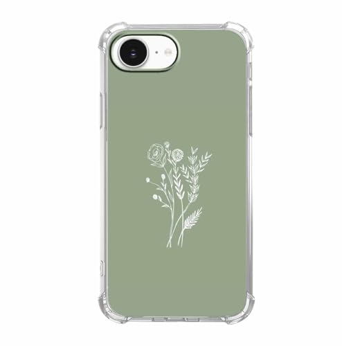 malegaon Schutzhülle für iPhone 16e, ästhetisches, minimalistisches, kunstvolles botanisches Muster, weiche TPU-Schutzhülle, kompatibel mit iPhone 16e, Salbeigrün malegaon Schutzhülle für iPhone 16e, ästhetisches, minimalistisches, kunstvolles botanisches Muster, weiche TPU-Schutzhülle, kompatibel mit iPhone 16e, Salbeigrün von malegaon
