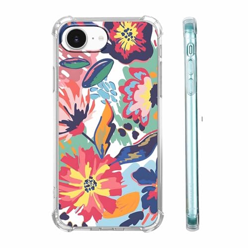 malegaon Schutzhülle für iPhone 16e mit Aquarell-Blumenmalerei, ästhetisches Blumenmuster, weiches TPU, vollständige Schutzhülle für iPhone 16e malegaon Schutzhülle für iPhone 16e mit Aquarell-Blumenmalerei, ästhetisches Blumenmuster, weiches TPU, vollständige Schutzhülle für iPhone 16e von malegaon