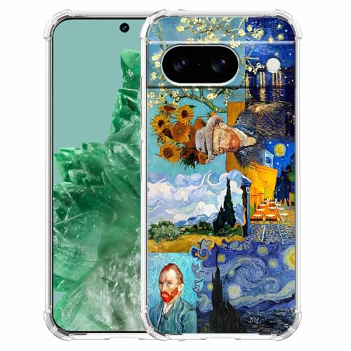 malegaon Van Gogh Paintings Collage Sternennacht Muster, weiche TPU-Schutzhülle für Google Pixel 8 malegaon Van Gogh Paintings Collage Sternennacht Muster, weiche TPU-Schutzhülle für Google Pixel 8 von malegaon
