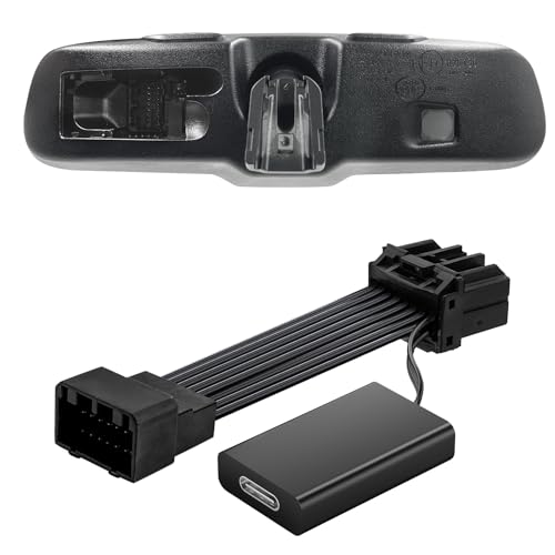 Dashcam Power Adapter 16 Pin (Model D) Custom for Chrysler Town&Country Avenger Challenger Patriot Compass Wrangler and More,GPS Radar Mirror Camera Adapter,Connects to Rearview Mirror(Exposed) von mangoal