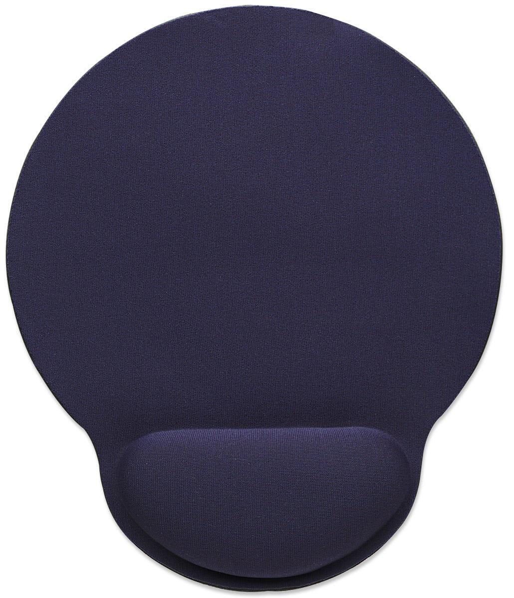 Manhattan Mauspad mit Handgelenkauflage - blau von manhattan