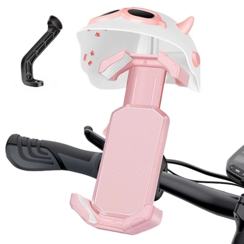 manhegari Mountainbike-Handyhalter – Roller-Handyhalter mit Sonnenschutz – Sonnenfeste, wasserdichte Handyhalterung für Motorrad-Lenker von manhegari