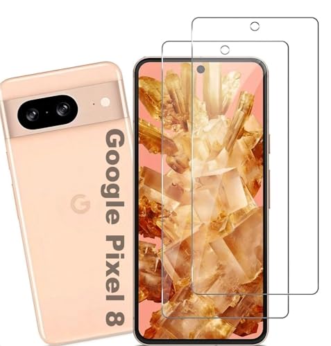 manlian 2 Stück für Panzerglas für Google Pixel 8 (6,2 Zoll), Gehärtetem Glas Displayschutzfolie. von manlian