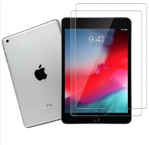 manlian 2-Stück für Panzerglas kompatibel mit Apple iPad mini 5 (2019) und iPad mini 4. Gehärtetem Glas Schutzfolie. von manlian