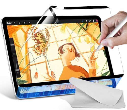 manlian Magnetischer Papier Schutzfolie für iPad 10 Generation (2022), wie auf Papier Schreiben/Zeichnen, Abnehmbar und wiederverwendbar, Papier Displayschutz. von manlian